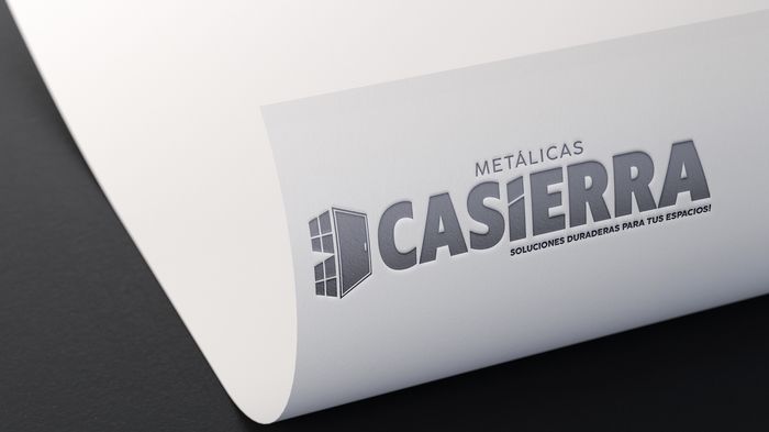 Metálicas Casierra — Aplicación de marca